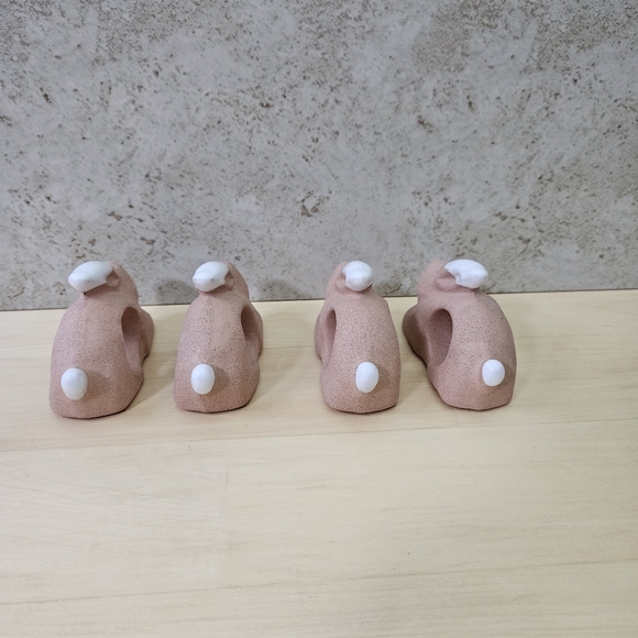 Easter Bunny Napkin Rings Rabbit (4) - Picture 7 of 12